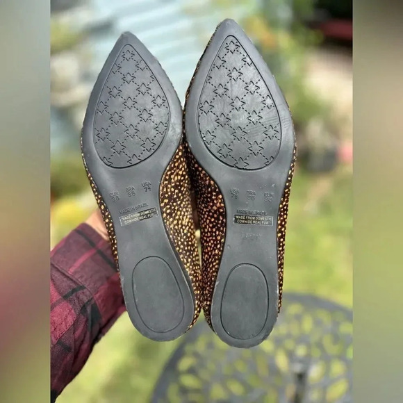 FS/NY — Animal Print Cowhide Flats - Picture 4 of 4